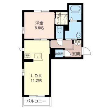 tortoiseshell幸 103号室 間取り