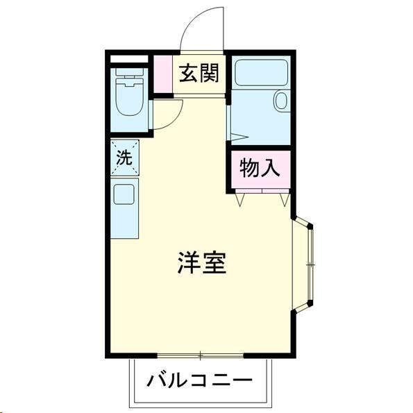 カームネスガーデン 111号室 間取り