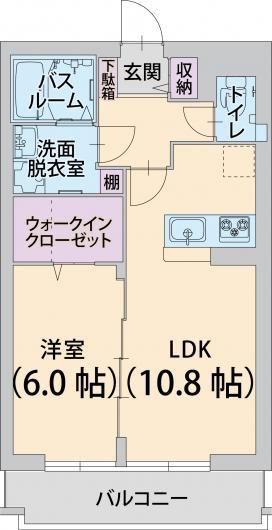 トトローネ 304号室 間取り