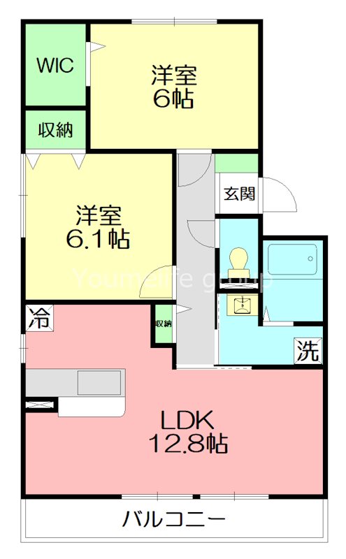 ガーデンヒルズ EAST 302号室 間取り