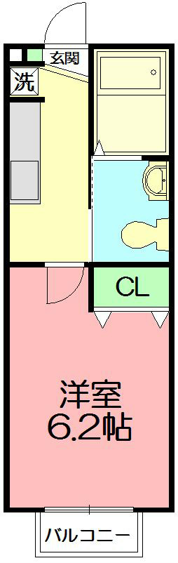 ガーデンコート仲宿3 101号室 間取り
