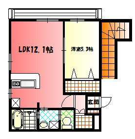 シェローナ2 303号室 間取り