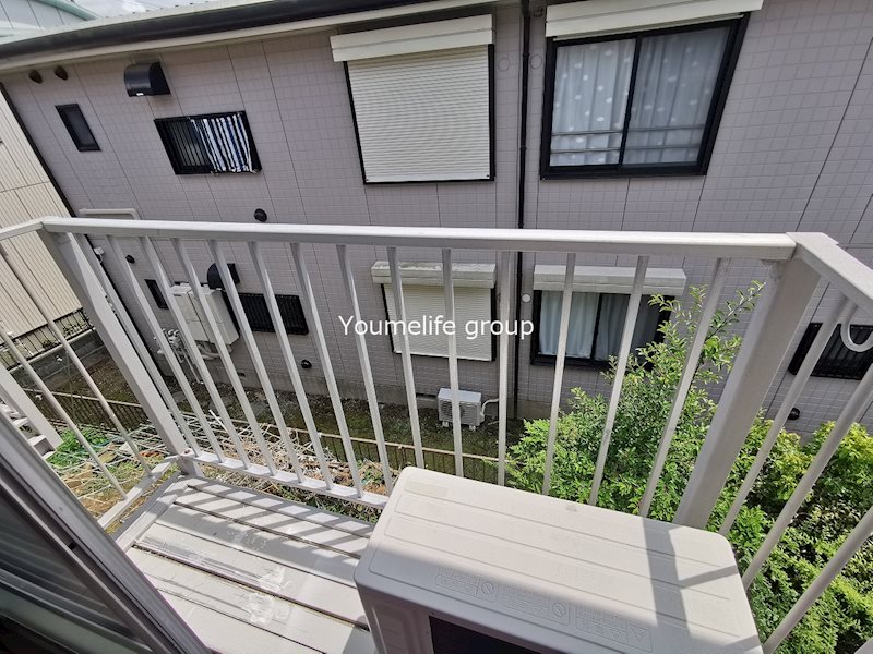 妻田サンハイツ ベランダ