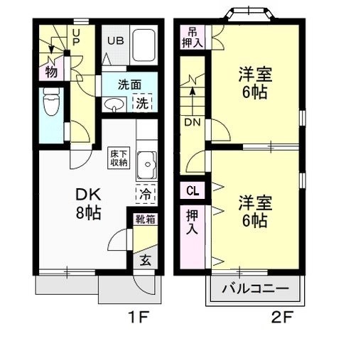 Selsia Ⅰ-B 101号室 間取り