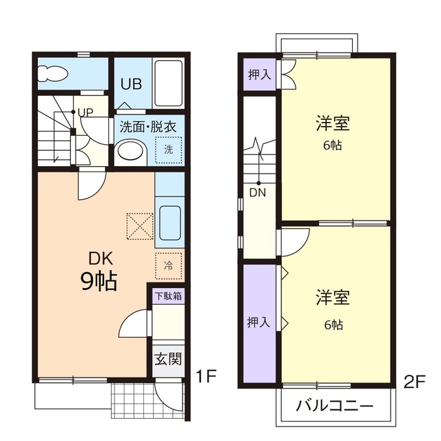 WOON ELF 105号室 間取り