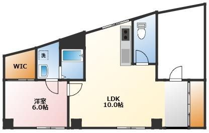 ロイヤルプラザ 401号室 間取り