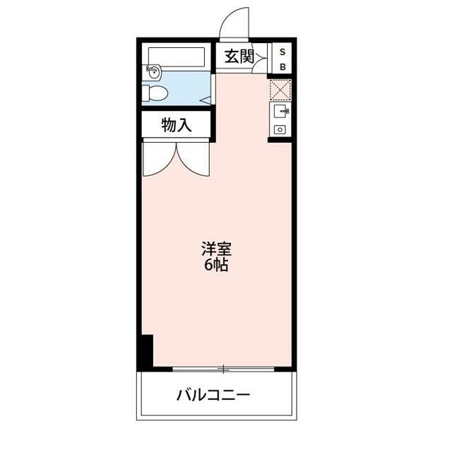 ブランニュー本厚木 103号室 間取り