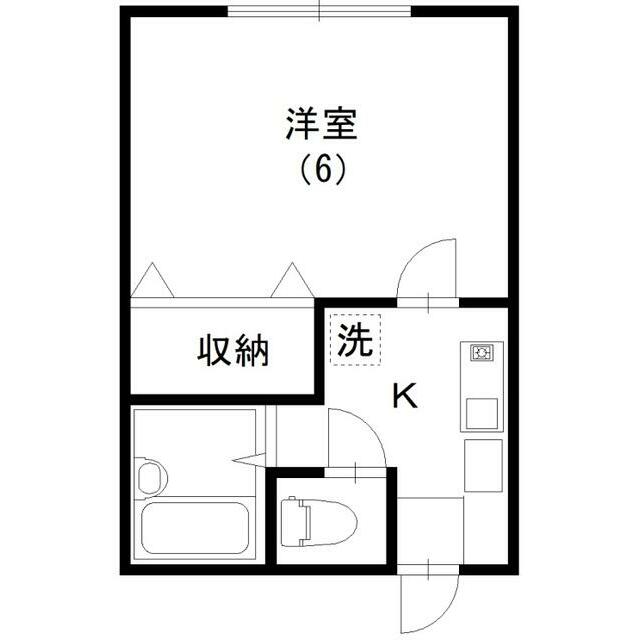 ロック・フィールド水引 305号室 間取り