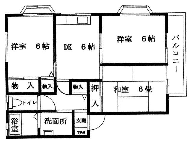 ヴィラージュ鎌倉 102号室 間取り