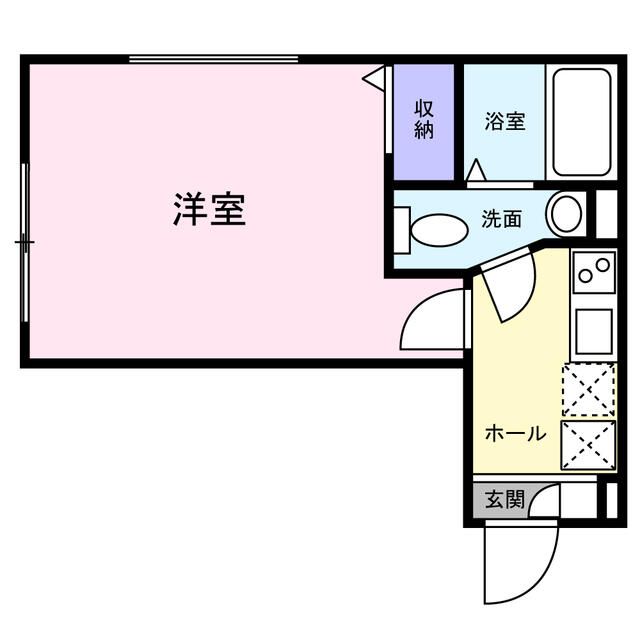 レガーロ湘南平塚 102号室 間取り