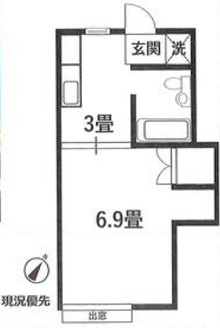 ハウスサン&サン 102号室 間取り