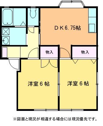 サントル鵠沼B 101号室 間取り
