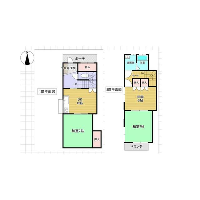 ラビットハイツT・T 2号室 間取り