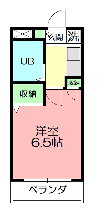 第２野本ビル 203号室 間取り