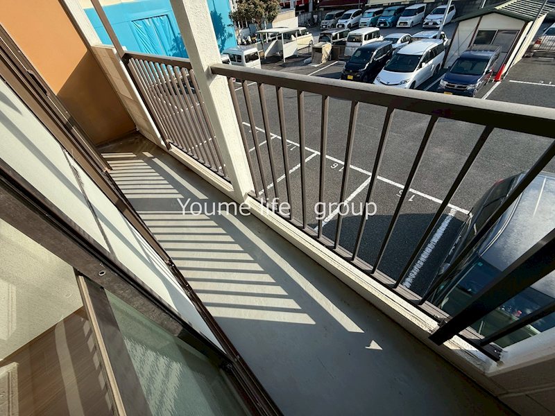 清水ハイツ ベランダ