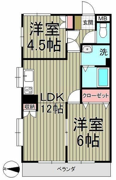 サンバレー飯島 間取り