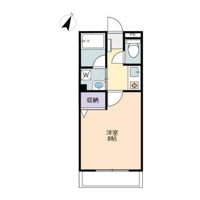 アラモーダ 202号室 間取り