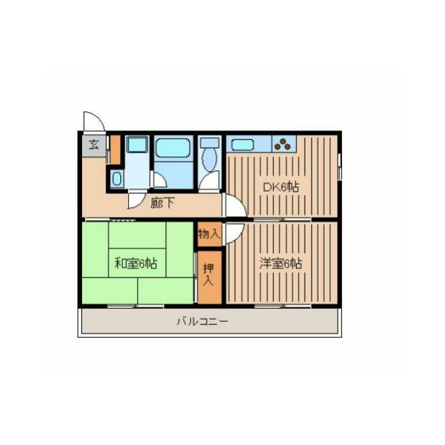 サンアーク元町 303号室 間取り