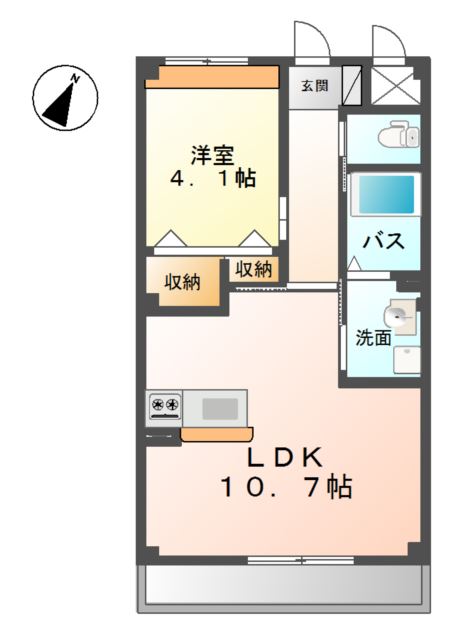 ルミナスパークサイド 間取り
