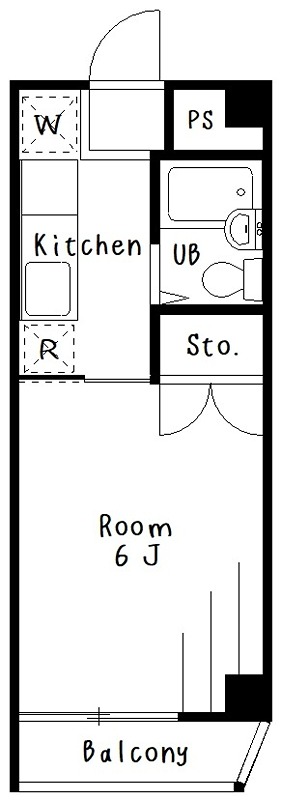 吉原ビル 205号室 間取り