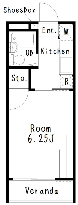 NYハイツⅡ 205号室 間取り