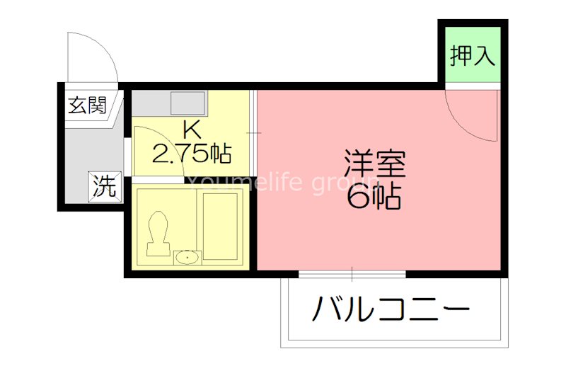 オリエンタルコート 202号室 間取り
