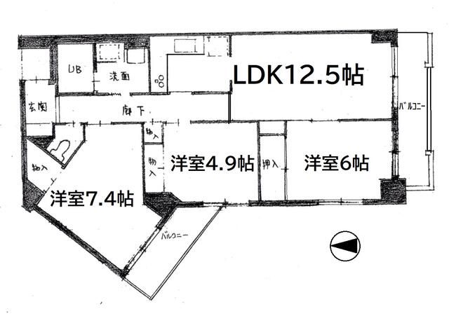 スイホウ壱番館 402号室 間取り