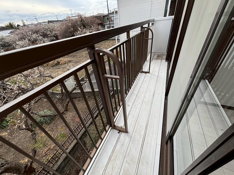 シティハイムグリーンフラット ベランダ