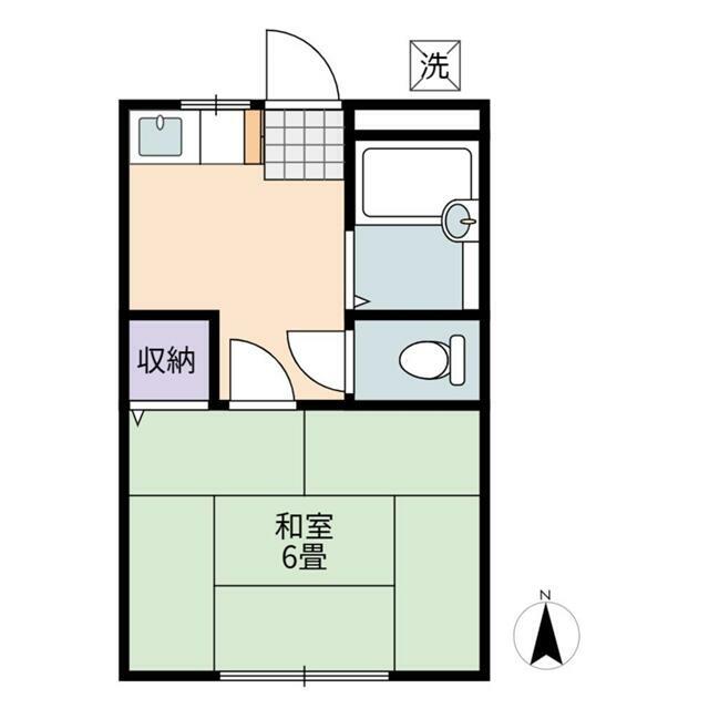 ハビテーション野口 201号室 間取り