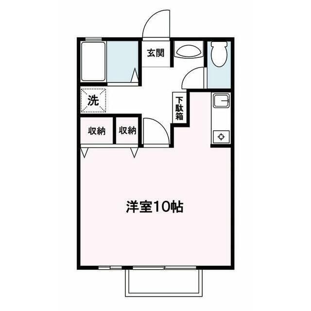 フローラ 202号室 間取り