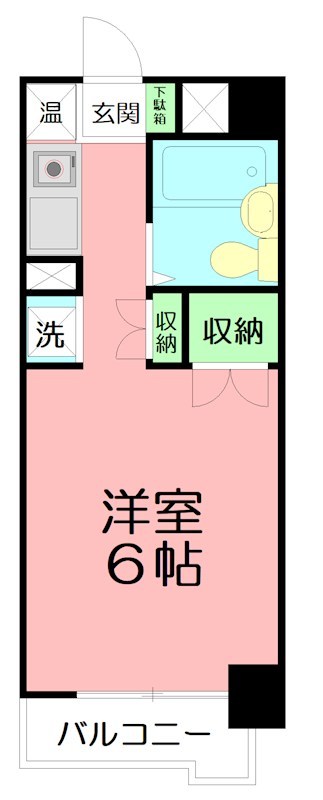 ガーデンヒルズ横浜 516号室 間取り