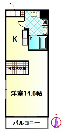 プレイズレイ 304号室 間取り