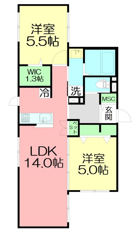(仮称)辻堂太平台2丁目メゾン 102号室 間取り