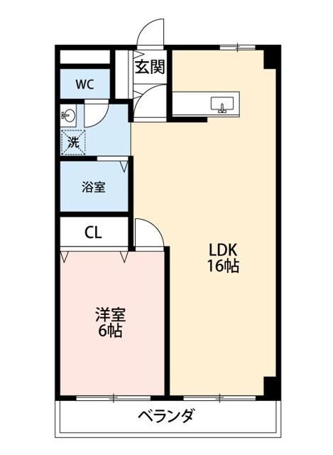 ナカマチビル 203号室 間取り