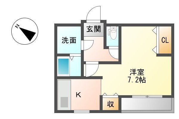 Ｓｈｕｎａ台町 202号室 間取り
