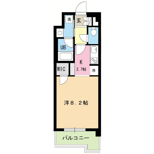 ロイヤルコーポ産興 203号室 間取り
