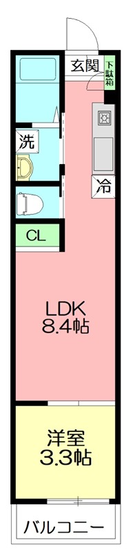 フローレンスベリー湘南台 204号室 間取り