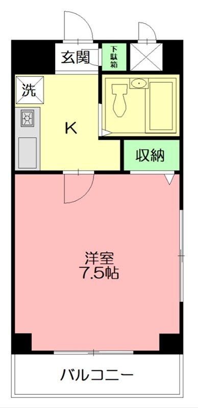 第3野本ビル 101号室 間取り