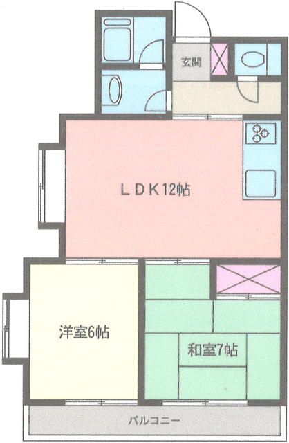 メゾン長井 106号室 間取り