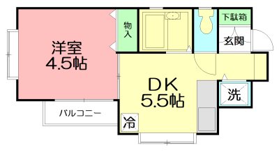 ハイツ大仏坂 間取り