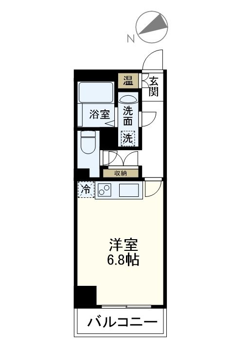 LEON-K 903号室 間取り