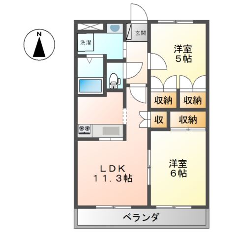 グランディール茅ヶ崎 間取り