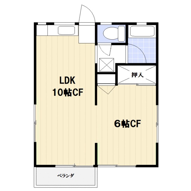 ルモン渋沢駅西 202号室 間取り