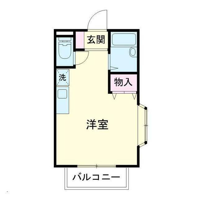 カームネスガーデン 208号室 間取り