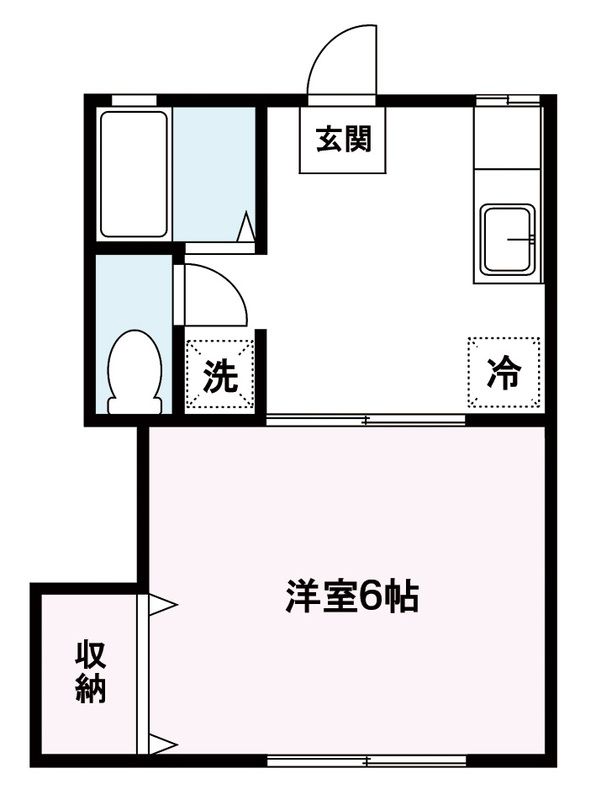 サニーハイツ 101号室 間取り