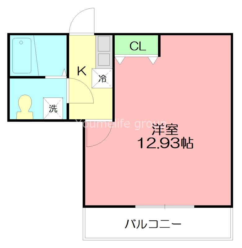 カインドネス関口 302号室 間取り