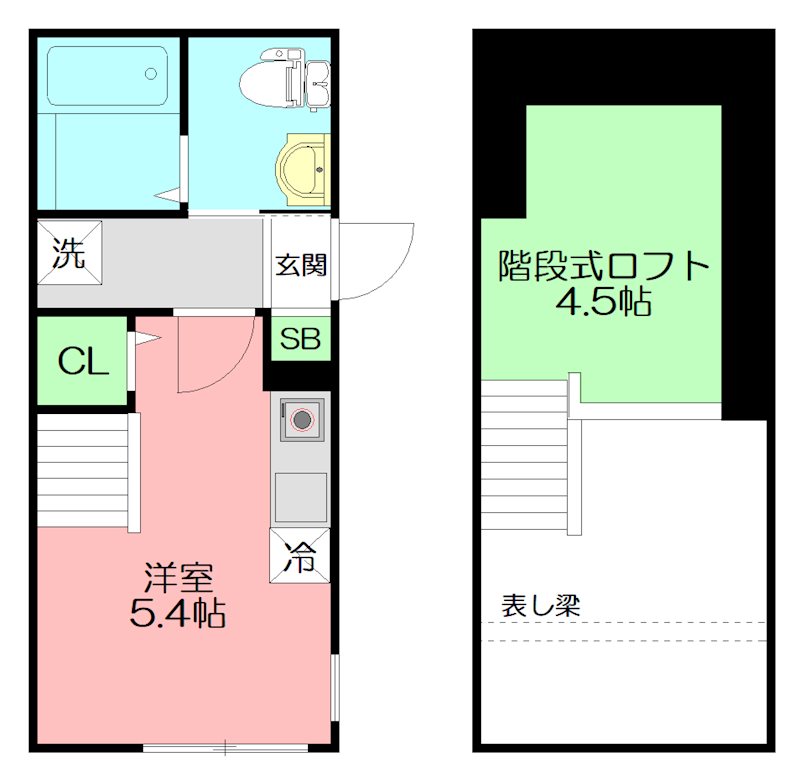 ハーミットクラブハウスレスペデザ戸塚 102号室 間取り