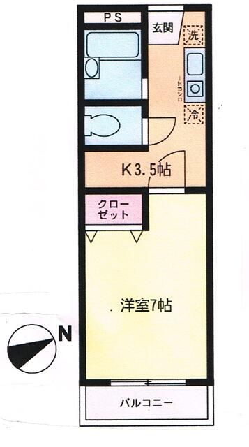 アルコ舞岡 109号室 間取り