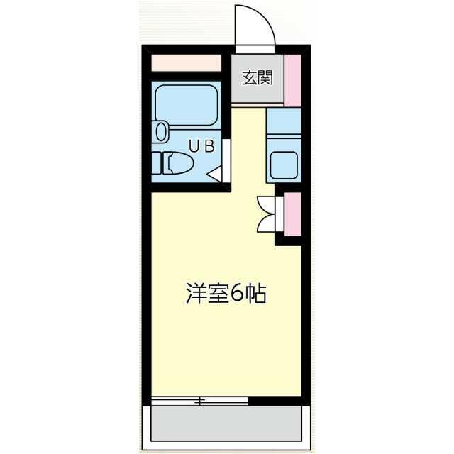 ゼルコバハウス鶴巻南 105号室 間取り