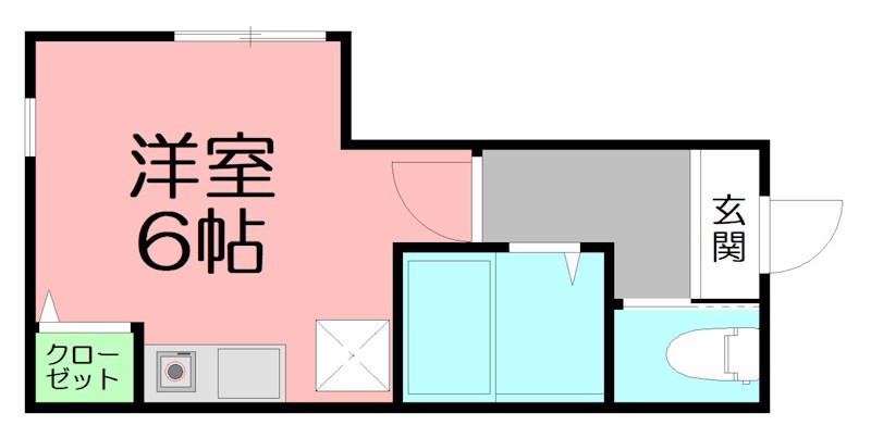 イーストヒルズ 102号室 間取り
